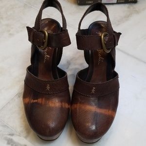 Henry Beguelin Brown Wedges Size 39.5